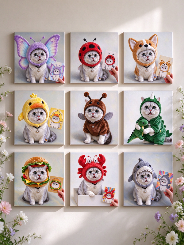 Whimsical Pet Costume Portraits