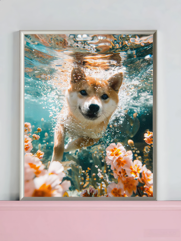 Water Play Series Pet Portraits