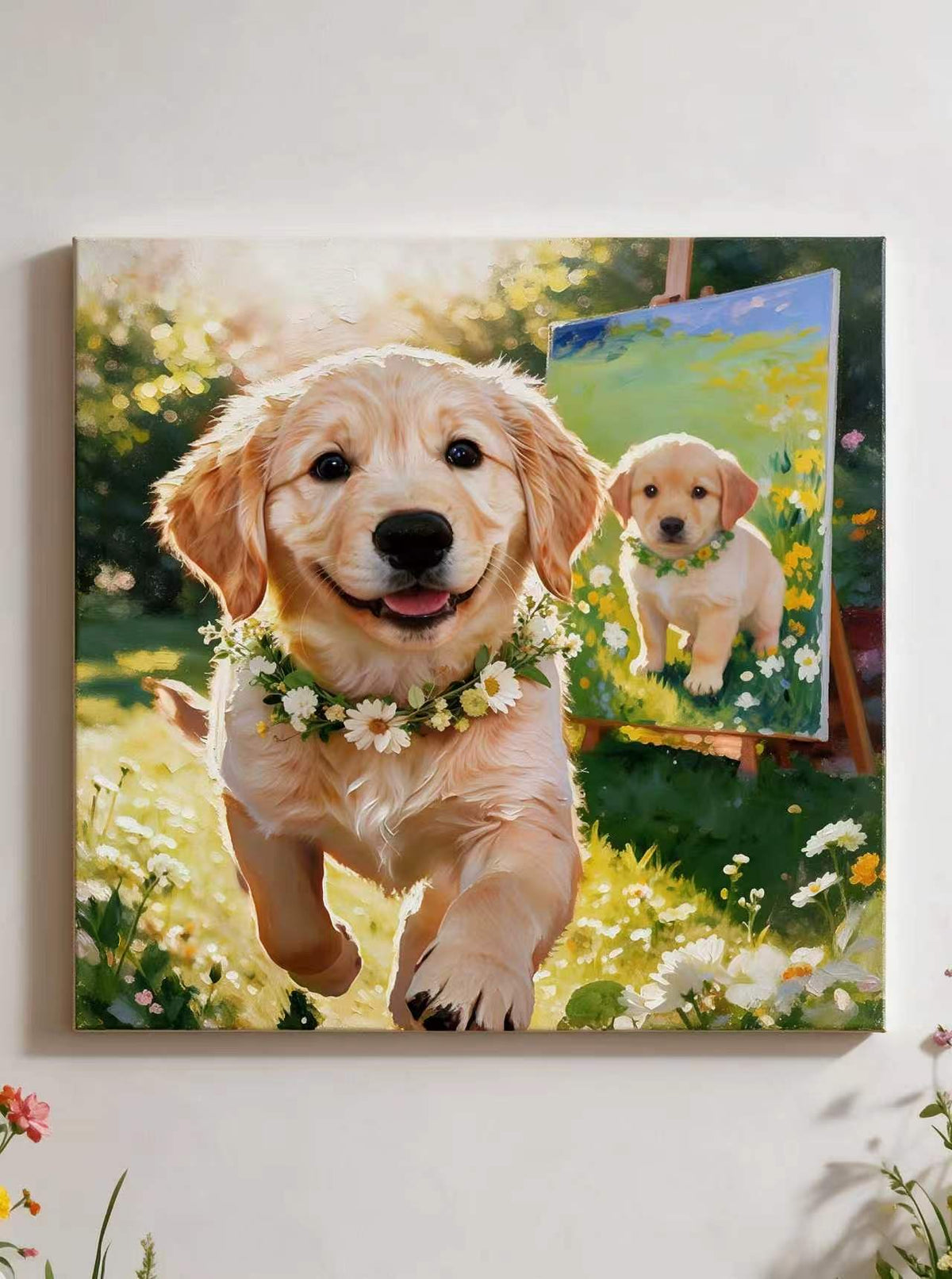 Custom Pet Portrait Canvas – Turn Your Pet Into Timeless Art