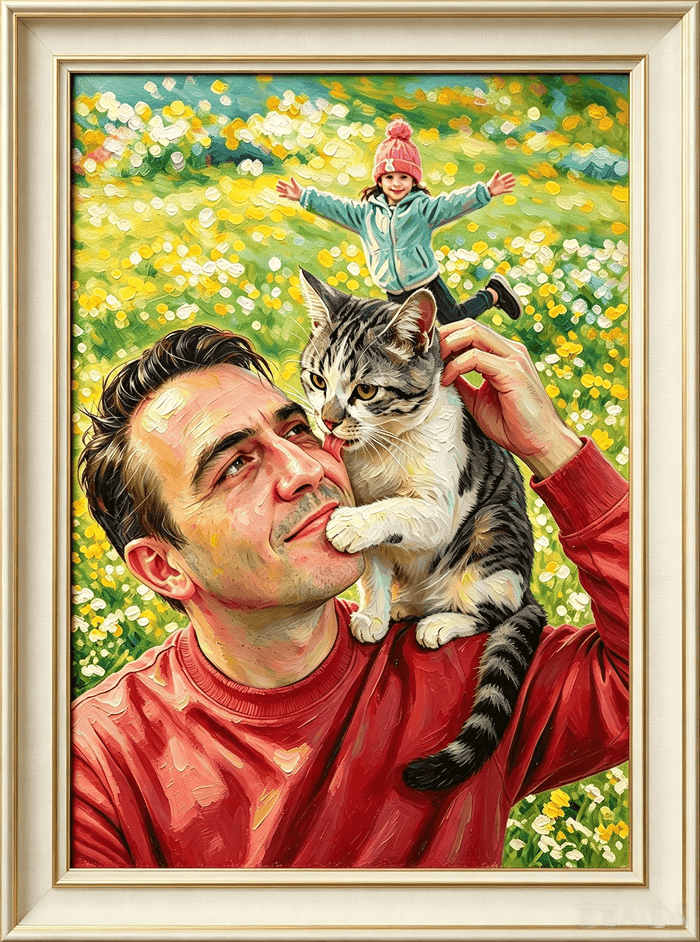Custom Pet Portrait Art - Pawtraits & Tales
