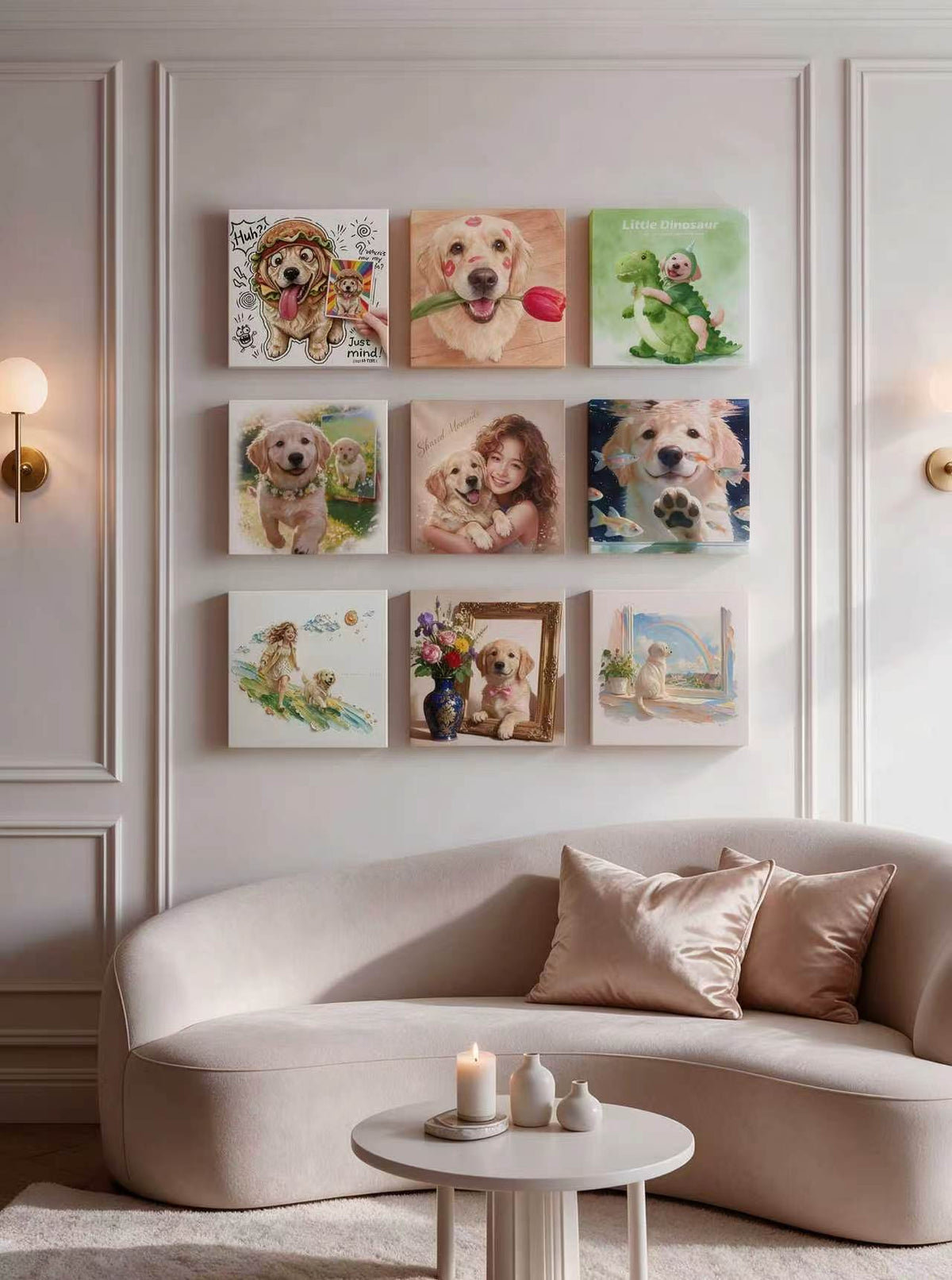 Custom Pet Portrait Canvas – Turn Your Pet Into Timeless Art