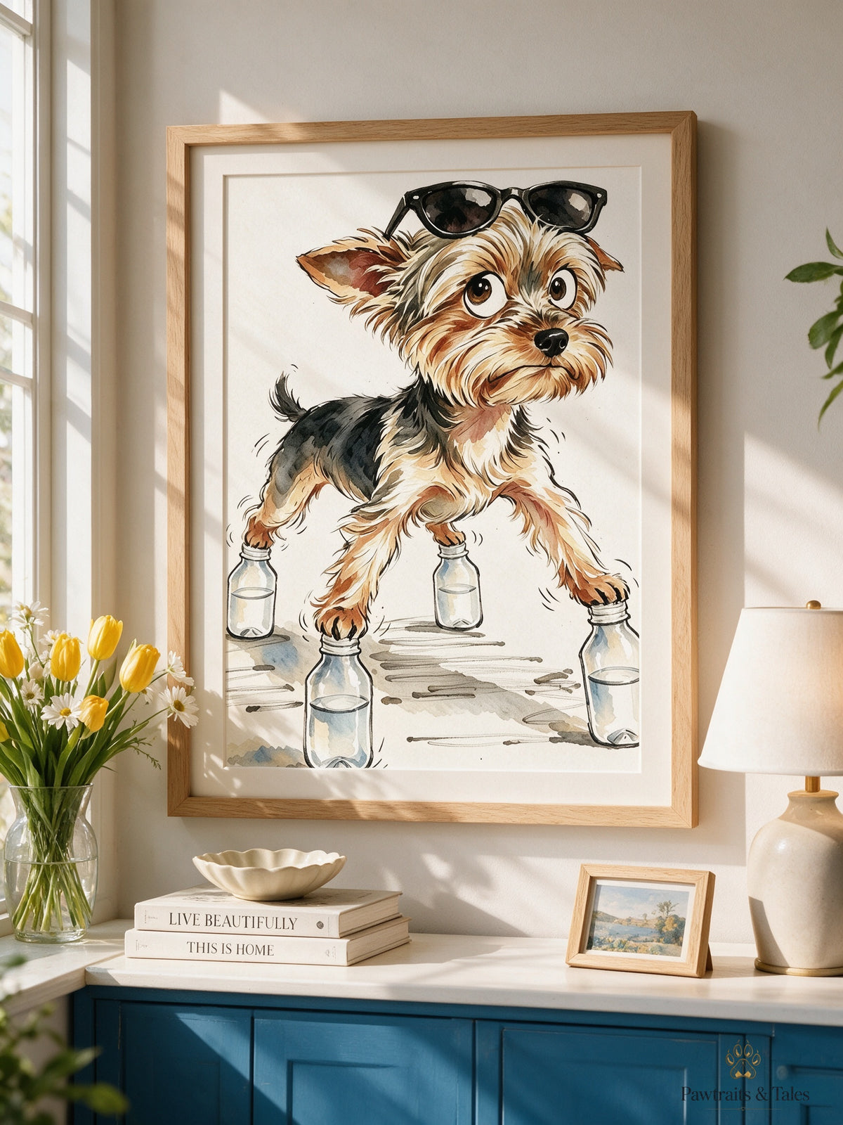 Custom Pet Portrait Art - Pawtraits & Tales
