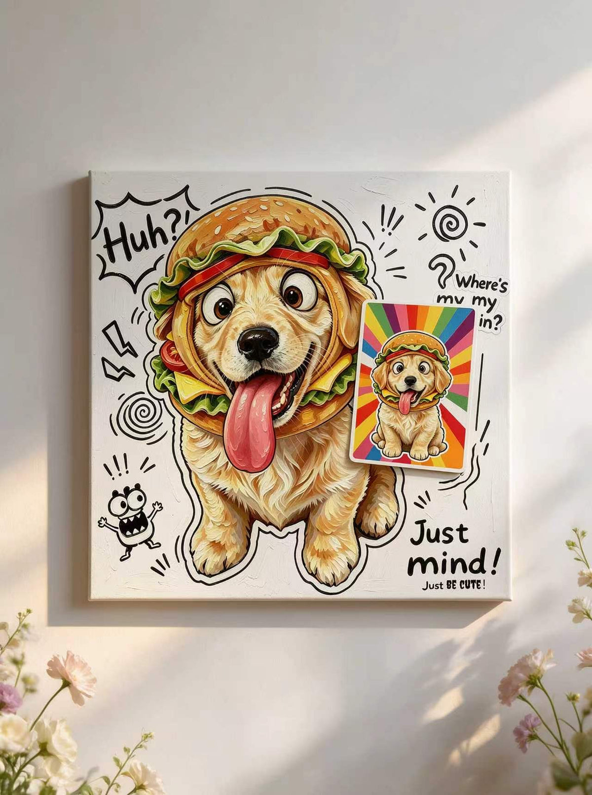 Custom Pet Portrait Canvas – Turn Your Pet Into Timeless Art