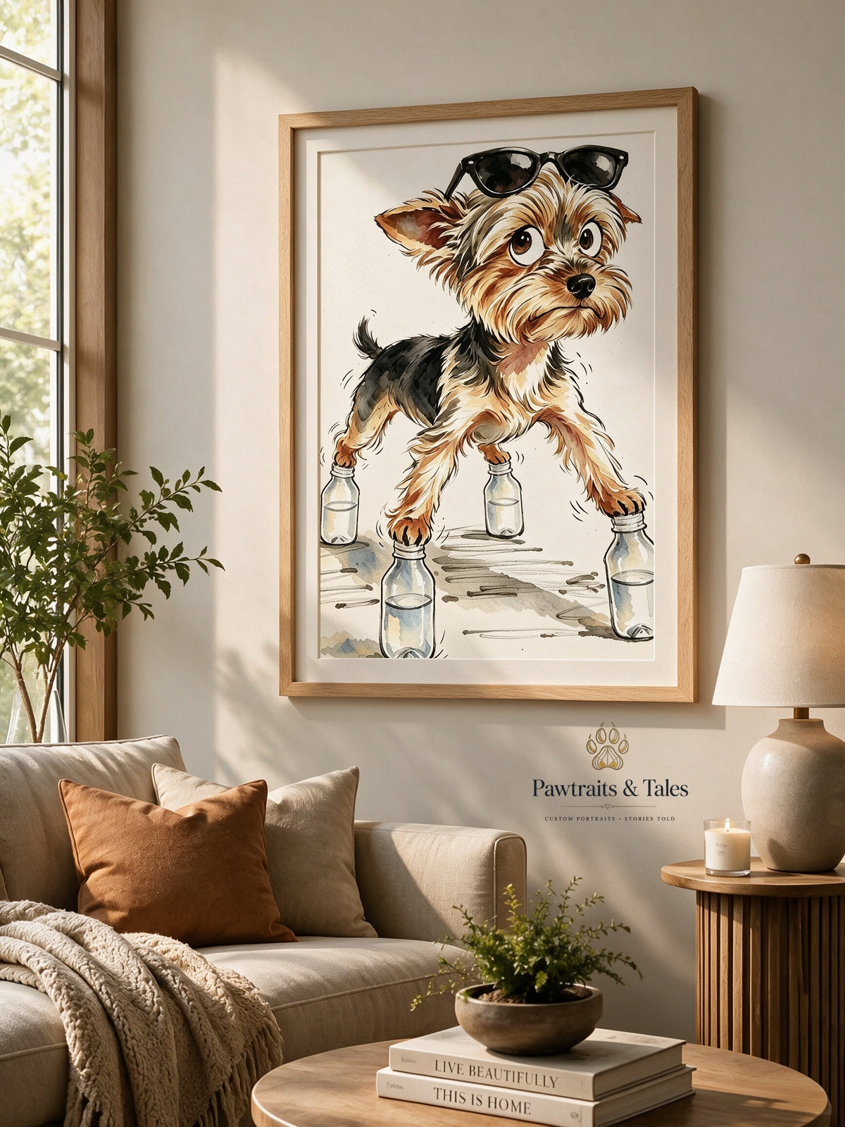Custom Pet Portrait Art - Pawtraits & Tales