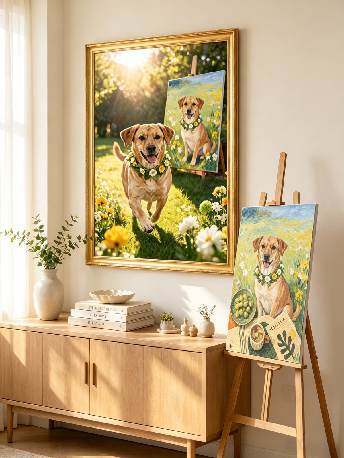 Custom Pet Portrait Art - Pawtraits & Tales