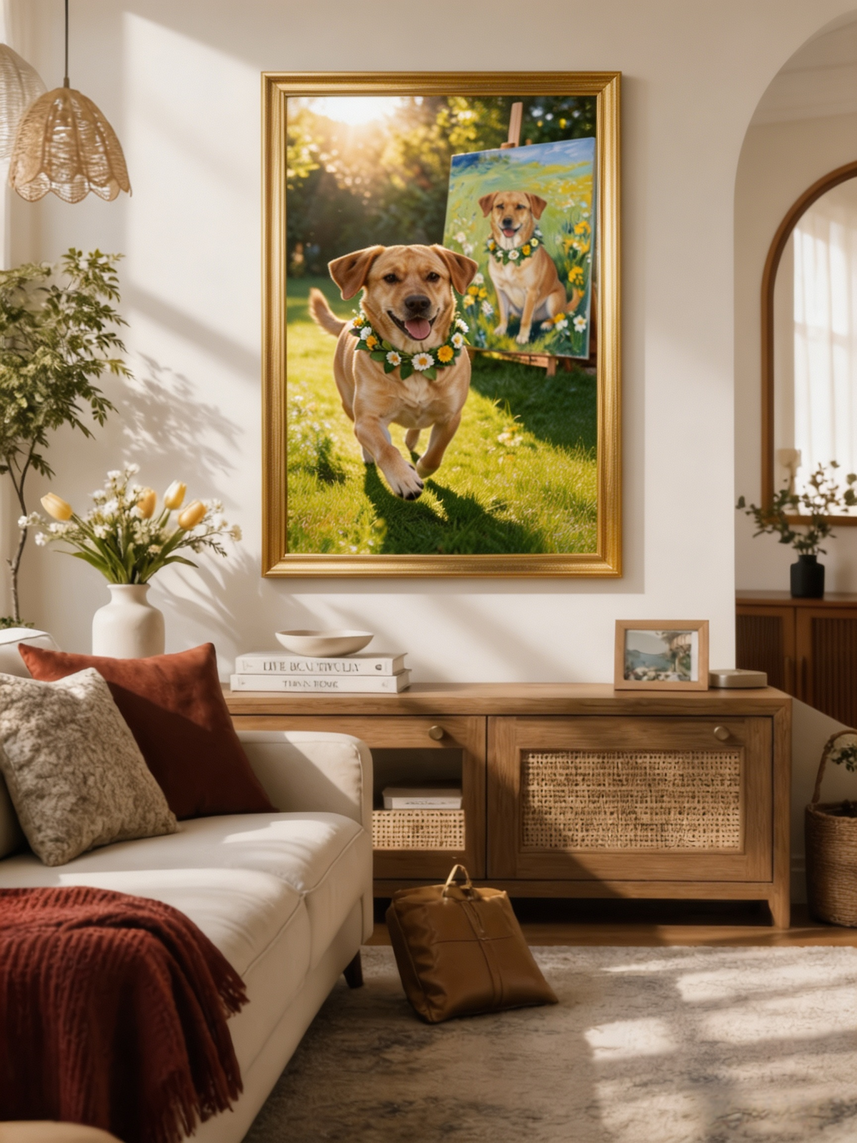 Custom Pet Portrait Art - Pawtraits & Tales