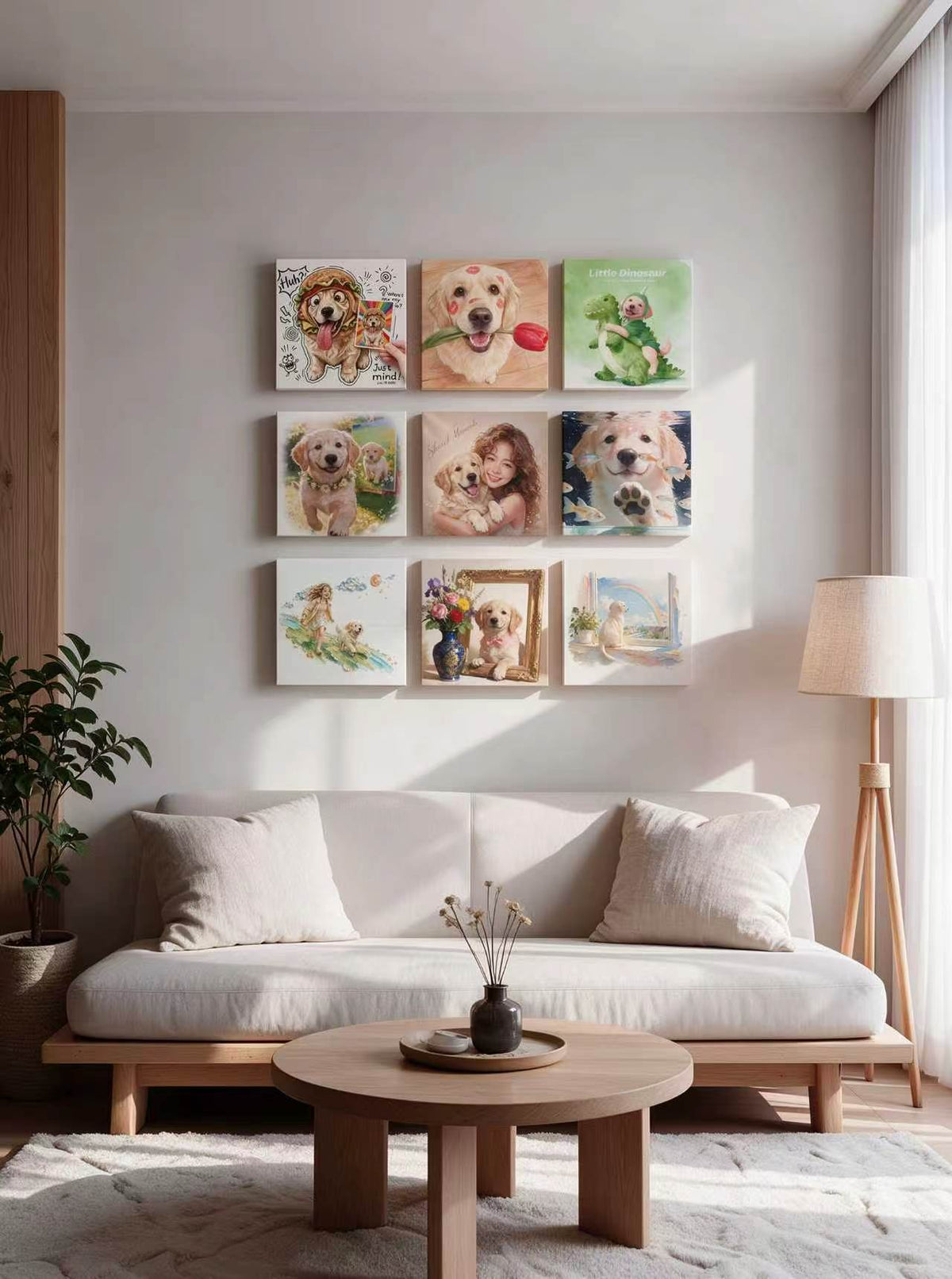 Custom Pet Portrait Canvas – Turn Your Pet Into Timeless Art